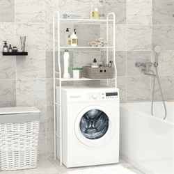 Стеллаж АТЛАНТИК 23 shelf rack белый (над стиральной машинкой) СТА 23Б - фото 121755