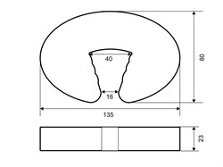 Фиксатор для дверей PALLADIUM BS 46.40 (детская безопасность) голубой - фото 121778