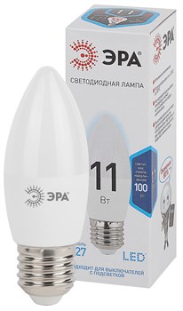 Лампа светодиодная ЭРА B35-11W-840-E27 2394 - фото 121849