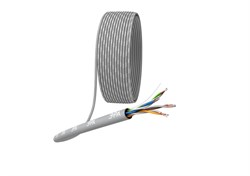 Кабель ЭРА SIMPLE U/UTP Cat5e витая пара 4*2*24 AWG CCA PVC 305м Б0044434 - фото 121877