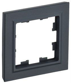 Рамка BRITE 1-ая графит BR-M12-K53 - фото 121920