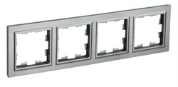 Рамка BRITE 4-ая сталь BR-M42-K46 - фото 121927