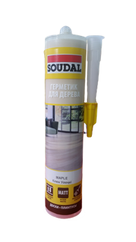 Герметик SOUDAL паркетный акриловый под клен 280мл - фото 122035