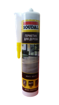 Герметик SOUDAL паркетный акриловый венге 280мл - фото 122044