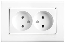 Розетка VIKO LINNERA S двойная 91400055 арт.364-36100 - фото 122123