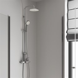 Душевая система GROHE Tempesta Cosmopolitan System 200 с однорычажным смесителем для ванны 26305001 - фото 122206