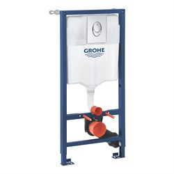 Инсталляция GROHE SOLIDO 3в1 для подв.унитаза,наклад.панель Skate Air (круглая) для монтажа 38956000 - фото 122236