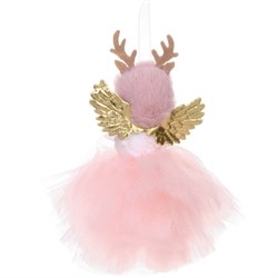 Подвеска СЕРПАНТИН Фея из сказки 14см Розовый 916-1028 - фото 122362