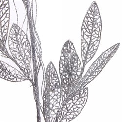 Ветка декоративная СЕРПАНТИН Лесная сказка 75см Серебро 201-2117 - фото 122371