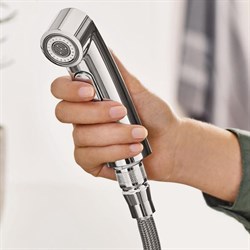 Смеситель GROHE для мойки Start однорычажный с вытяжным изливом хром 30307001 - фото 122380