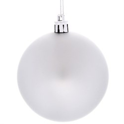 Шары новогодние СЕРПАНТИН 8см (3шт) Матовое серебро 183-925 - фото 122454