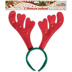 Ободок карнавальный СЕРПАНТИН Лосяш 34*33см 776-374 - фото 122486