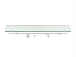 Полочка CASO 25.33.00 стеклянная СР арт.109625 - фото 122600