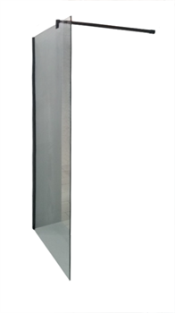 Перегородка душевая стеклянная EBATH SSC-16003B 900*1950 черный - фото 122795