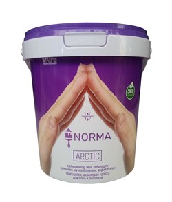 Краска ALINA PAINT водоэмульсионная моющаяся ARCTIC 1кг - фото 123267