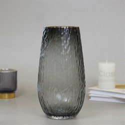 Ваза стеклянная ADVANCE Каролина 12*20см зеленая 390-894 - фото 123537