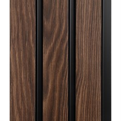 Панель 3D RAIL из вспененного полистирола 2800х120х10 мм Махагон - фото 123691