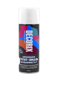 Грунт-эмаль аэрозольная LILACK 3в1 белый глянец 520мл 0106-21 DX - фото 123994