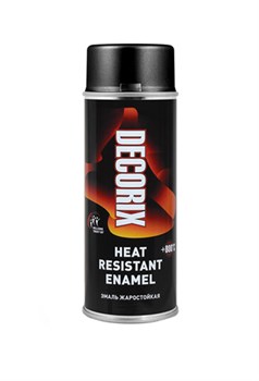 Эмаль аэрозольная LILACK жаростойкая +800 С, графит черный 520мл 0122-9011 DX - фото 124048