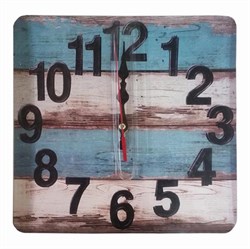 Часы настенные квадратные,мдф,асс.диз.25*25*4 см 170470 - фото 124176
