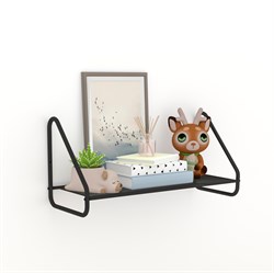 Полка настенная БАРСЕЛОНА 21, графит ПНБ21 ГР - фото 124189