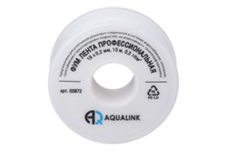 Фум лента AQUALINK 19mm x 0.2 x 15m - фото 124800