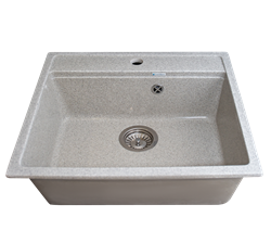 Мойка кухонная GranAlliance серая G-21 - фото 124849