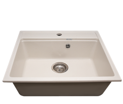 Мойка кухонная GranAlliance белая G-21 - фото 124854