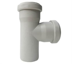 Тройник DENIZ канализационный прямой 50*50 - фото 125047