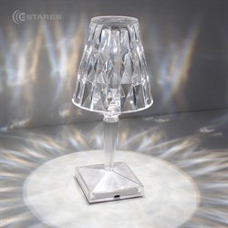Светильник ESTARES настольный свето CRYSTAL 3W R-ON/OFF-115x255-CLEAR/WHITE-DC5V/1A-IP20 УУО00004341 - фото 125145