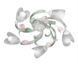 Люстра VITALUCE V1541/5PL 5xE14 60Вт - фото 125264