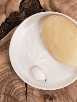 Мыльница MOROSHKA Shelest 12х12х2см, белый 944-311-01 - фото 125324