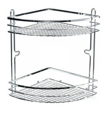 Полка мет. Касандра угл.2-х ярус. 280868 - фото 12544