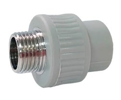 Муфта DENIZ ППР с наружней резьбой 20*1/2 - фото 125640