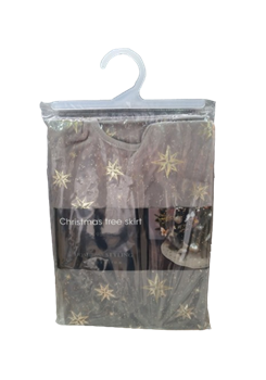 Украшение ёлочное ЮБКА для ели D95см, бархатная с принтом 767650460 - фото 126225