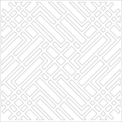 Трафарет DECOR Т32 Геометрия 600*600мм (1мм) - фото 126260