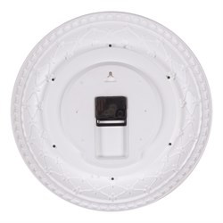 Часы настенные РУБИН Полевые цветы круг d38см, корпус белый с золотом 3825-003 (5) - фото 126440