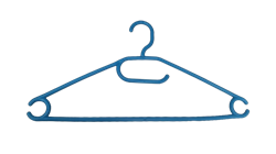 Вешалка RICCO Wieszak Elegant 1-шт 100-799/1/100-779/1 - фото 126549