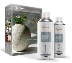 Аэрозоль CERTA эффект кракелюра, базовый слой-золото, финишный слой-белый - фото 126865