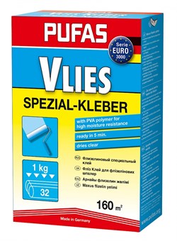 Клей PUFAS EURO 3000 Специальный флизелиновый, 1 кг - фото 127005