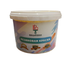 Краска резиновая BELLATONE Гранат 3кг - фото 127128