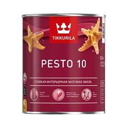 Эмаль TIKKURILA PESTO 10 A мат 0,9л - фото 127173