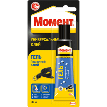 Клей Момент Гель универсальный прозрачный 30мл - фото 12743