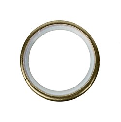 Кольца DSADECOR к карнизам для штор d28мм-43/52мм золото глянец (10шт в уп) - фото 127690
