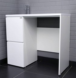 Тумба под умывальник Metrika 100 Kamilla подвесная с корзиной DM5202T - фото 127868