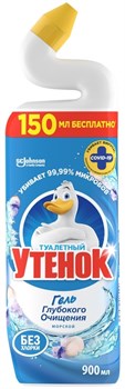 Средство для мытья унитазов ТУАЛЕТНЫЙ УТЕНОК морской 900мл 5в1 - фото 128096