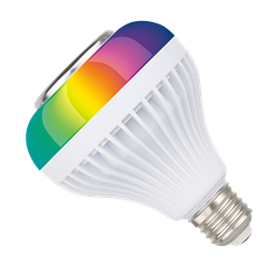 Лампа светодиодная REV музыкальная 10Вт E27 Bluetooth, с ДУ, RGB диммер, 13 режимов 32599 4 - фото 128331