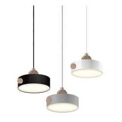 Люстра светодиодная RITTER SCANDIA 3 режима 500*500*1200мм 42Вт 15м² белый/серый/дерево 52078 8 - фото 128394