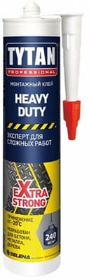 Клей TYTAN монтажный HEAVY DUTY бежевый 310мл 100006451 - фото 12860