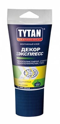 Клей TYTAN монтажный Экспресс Декор белый 310мл 100006458 - фото 12869